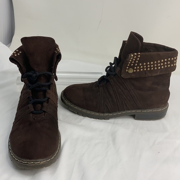 Stuart Weitzman Sz 1(US) Brown Yadastud Ankle Boot - Picture 4 of 15